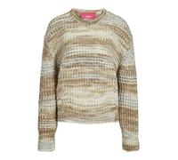 JJXX Women's Jxsimone Crew Neck Knit Sn Jumper, Kelp/Stripes:/Multi Space Dye, XL