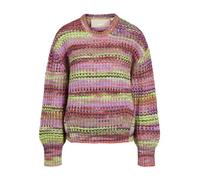 JJXX Women's Jxsimone Crew Neck Knit Sn Jumper, Fiery Red/Stripes:/Multi Space Dye, L