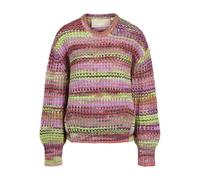JJXX Women's Jxsimone Crew Neck Knit Sn Jumper, Fiery Red/Stripes:/Multi Space Dye, XL
