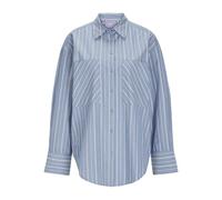 JJXX Women's Jxtessa Ls Poplin RLX Shirt WVN Sn, Coronet Blue/Stripes: AOP, S