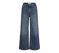 JJXX Women's Jxtokyo Wide Hw R6129 Jeans DNM Noos, Dark Denim Blue, 27W x 34L