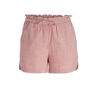 JJXX Women's Jxwindy Seersucker Hw Shorts WVN Sn, Racing red Detail: Stripe, M