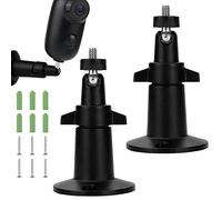 JJYHEHOT 2 Pack Security Camera Wall Mount Bracket, Camera Mounting Bracket, 360° Adjustable Indoor/Outdoor Mount for Arlo Pro/Pro 2/Pro3/Pro4,Ultra and Other Compatible Models((Black)