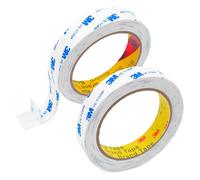 JJYHEHOT 2 Rolls Double Sided Adhesive Tape, 1600T Self Adhesive Tape PE Foam 20mm x 3m Weatherproof Mounting Tape for Object Fixing, Decorating, Office, Kitchen, Paste Photos Posters, Carpet Fixing