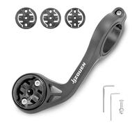 JJZOUEN Out Front Bike Computer Mount, Compatible with Garmin, iGPSPORT, Wahoo, Cycplus, XOSS Bike Computer, Fit 22.2mm, 25.4mm, 31.8mm Handlebar