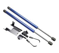 JK 2007-2018 Front Hood Bonnet Gas Struts Lift Support Shock Absorber With Carbon Fiber Piston Rods And Springs Compatible With Various Vehicles(Blue carbon fiber)
