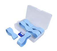 JK Home Duvet Clips with Storage Box, 6pcs Blue Needle-free Quilt Holder Clamp - Keep Duvet in Place, Anti-Move Quilt Sheet Comforter Fasteners Clip