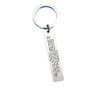 JK Home Funny Couples Keychain, To My Husband Love Gifts - Stainless Steel Keyring - Lover Christmas Valentines Day