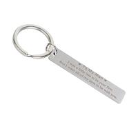 JK Home Funny Couples Keychain, To My Woman Love Gifts-I Want All of My Lasts to Be with You - Stainless Steel Keyring - Lover Christmas Valentines Day
