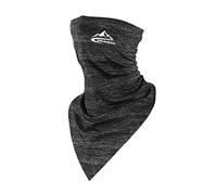 JK Home Neck Gaiter Windproof Sunscreen Face Mask Triangle Towel - Protect Your Nose, Mouth, Ears and Neck from the Elements - For Summer Sports - Unisex Grey