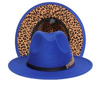 JK Home Womens Mens Classic 1920s Gatsby Fedora Hats, Patchwork Two Tone