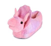 JK Triceratops & Koala Bear Plush Slippers - Dinosaur Monster Indoor/Outdoor for Kids & Adults