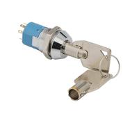 JK218 Zinc Alloy Lock Cylinder Emergency Door Release On/Off Exit Key Lock Switch 1Pcs(JK218-HB)