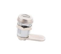 JK501 Flat Key 19mm File Metal Cabinet Locker Lock Cam Lock with Master Key 1Pcs