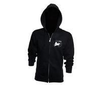 JK9 Jet Black/Gold Full-Zip Hoodie 2XL