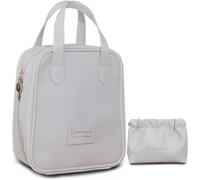 jkahh 2024 New Premium Makeup Bag[Thicken Upgraded], Eretinputc Makeup Bags, Waterproof Travel Makeup Bags, Women Makeup Bags, Handshell Makeup Bags, white