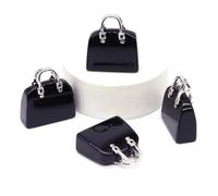 jkahh Natural Cute Bag Shape Figurine Amethyst Rose Quartz Tiger Eye Stone Craft Home Decor Ornaments 4pc, 19cm, Stone, Agate