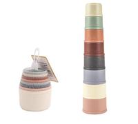 jkahh Stacking Cups Toy for Rabbits Multi-Colored Reusable, Small Animals Puzzle Toys for Hiding Accessories Pet