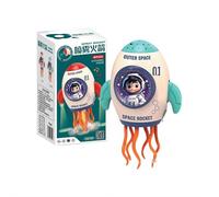 Jkapagzy Electric Dancing Toy,2026 New Dancing Rocket Toys - Lighted Projector Music Doll for Festival Indoor Holiday Home Table Event Party Family Boy Kids Aged 3+ Girl,5.83 × 4.33 × 8.34in (Blue)