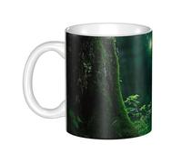 JKASDTRP Witch Winds Woodlands Ceramic Coffee Mug 11oz Novelty Tea Cup With Handle Coffee Cup For Men Women Office Work