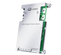 JKBMS Smart BMS with Heat CAN RS485 4S-8S 12V-24V 200A 2A Active Balance BMS with Bluetooth Battery Protection Board for LiFePO4 Li-ion LTO Battery Pack (JK-B2A8S20P-Heat-CAN)