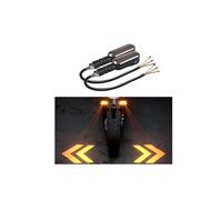 JKCUYOO 2 PCS LED Turn Signal Lights Projector for Motorcycle,Motorcycle Turn Signals,27 Lighting Modes RGB Flowing Daytime Running Lights, Motorcycle Turn Signal Lights with Arrow Projection