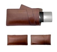 JKCWOTS Protective Case for KardiaMobile 6L Personal EKG/Kardia Mobile 6 EKG Device,Stylish and Lightweight PU case （Brown）