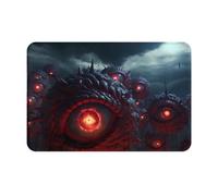 JKDGOJ Anti Slip Floor mat The Devil's Eye. Prints for Indoor and Outdoor Door mats, Suitable for Bedroom and Bathroom entrances 16x24in