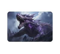 JKDGOJ Anti Slip Floor mat The Roaring Dragon. Prints for Indoor and Outdoor Door mats, Suitable for Bedroom and Bathroom entrances 16x24in