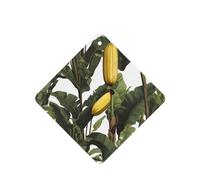 JKDGOJ Banana Tree1 Pattern 6-piece Square car air freshener with hanging type car accessories