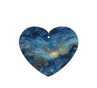 JKDGOJ Beautiful starry sky universe Pattern 6-piece Heart Shape car air freshener with hanging type car accessories