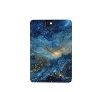 JKDGOJ Beautiful starry sky universe Pattern 6-piece Rectangle car air freshener with hanging type car accessories