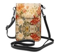 JKDGOJ Blooming flower Prints Crossbody bag, mobile phone bag, women's small wallet, a practical gift suitable for going out, exercising, and shopping