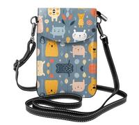 JKDGOJ Children's drawings Prints Crossbody bag, mobile phone bag, women's small wallet, a practical gift suitable for going out, exercising, and shopping