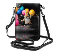 JKDGOJ Colorful rabbit world Prints Crossbody bag, mobile phone bag, women's small wallet, a practical gift suitable for going out, exercising, and shopping