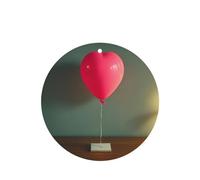 JKDGOJ Confession Balloon Pattern 6-piece Round Shape car air freshener with hanging type car accessories