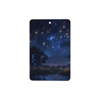 JKDGOJ Constellations in the stars Pattern 6-piece Rectangle car air freshener with hanging type car accessories