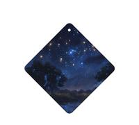JKDGOJ Constellations in the stars Pattern 6-piece Square car air freshener with hanging type car accessories