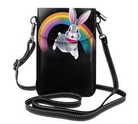 JKDGOJ Crossing the rainbow Prints Crossbody bag, mobile phone bag, women's small wallet, a practical gift suitable for going out, exercising, and shopping