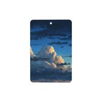 JKDGOJ Crying dark clouds Pattern 6-piece Rectangle car air freshener with hanging type car accessories