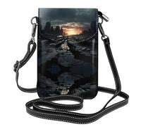 JKDGOJ Dark skies Prints Crossbody bag, mobile phone bag, women's small wallet, a practical gift suitable for going out, exercising, and shopping