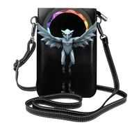 JKDGOJ Evil owl Prints Crossbody bag, mobile phone bag, women's small wallet, a practical gift suitable for going out, exercising, and shopping