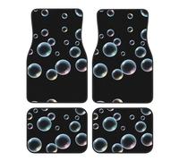 JKDGOJ Falling Bubbles Prints Car Floor mats with Anti Slip Front and Rear are Suitable for Cars, Trucks and SUV