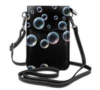 JKDGOJ Falling bubbles Prints Crossbody bag, mobile phone bag, women's small wallet, a practical gift suitable for going out, exercising, and shopping