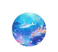 JKDGOJ Fantastic undersea adventure Pattern 6-piece Round Shape car air freshener with hanging type car accessories