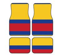 JKDGOJ Flag of Colombia Prints Car Floor mats with Anti Slip Front and Rear are Suitable for Cars, Trucks and SUV