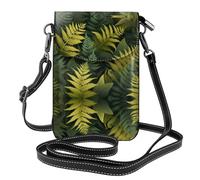 JKDGOJ Flourishing ferns Prints Crossbody bag, mobile phone bag, women's small wallet, a practical gift suitable for going out, exercising, and shopping