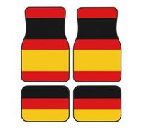 JKDGOJ German Flag Prints Car Floor mats with Anti Slip Front and Rear are Suitable for Cars, Trucks and SUV