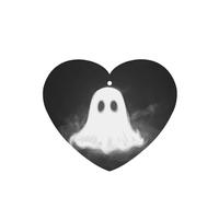 JKDGOJ Ghost's Gaze Pattern 6-piece Heart Shape car air freshener with hanging type car accessories