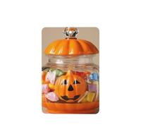 JKDGOJ Halloween Pumpkin Candy Jar Pattern 6-piece Rectangle car air freshener with hanging type car accessories
